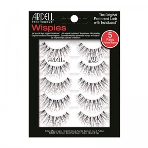 Image of Ardell Multipack Eyelashes Wispies 113 Black
