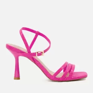 Image of Dune Magnum Square-Toed Heeled Sandals - UK 4