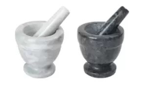 Image of Polished Pestle and Mortar Set: Marble