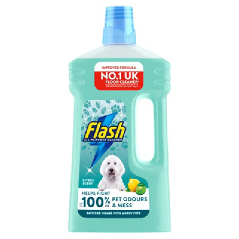 Image of Flash Pet Formula Citrus Floor Cleaner Solution, 1000L