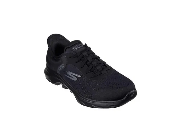 Image of Skechers Slip-Ins: Go Walk 7 - Valin Slip On Runners 4 (37) Black 27365803240