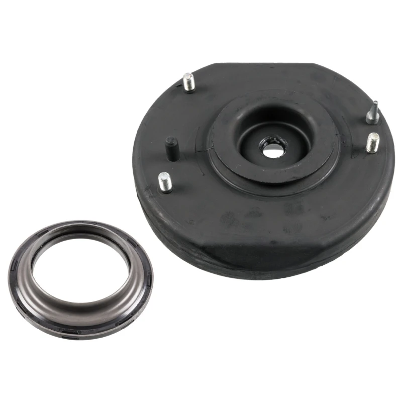 Image of FEBI BILSTEIN 10106 Top strut mount Front Axle Right, with ball bearing Elastomer Suspension Strut Support Bearing (1180)