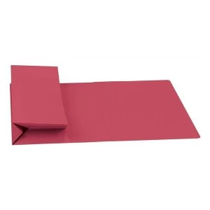 Image of Guildhall Foolscap 315gm2 75mm Spine Manilla Probate Wallet Red Pack of 25