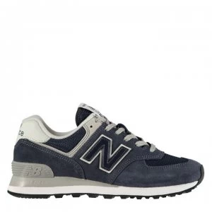 Image of New Balance 574 Classic Trainers - Navy GN