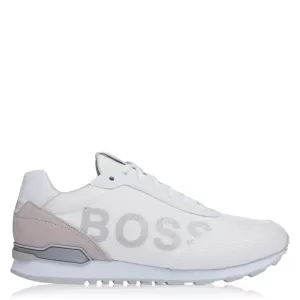 Image of Hugo Boss Parkour Nylon Runner Trainers White Size 7 Men