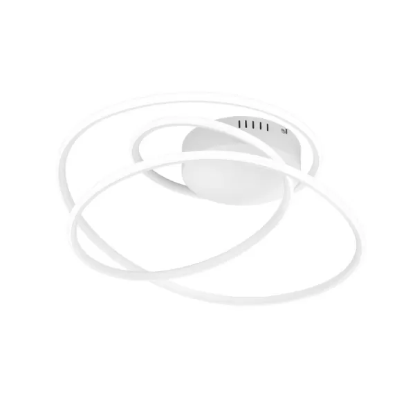 Image of Bologna Modern LED Semi Flush Light White Matt 4000K