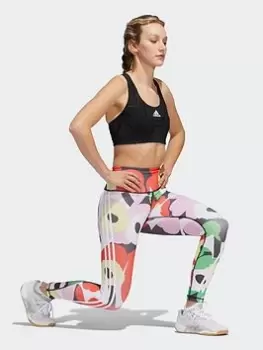 Image of adidas X Marimekko Training Tights, Orange Size M Women