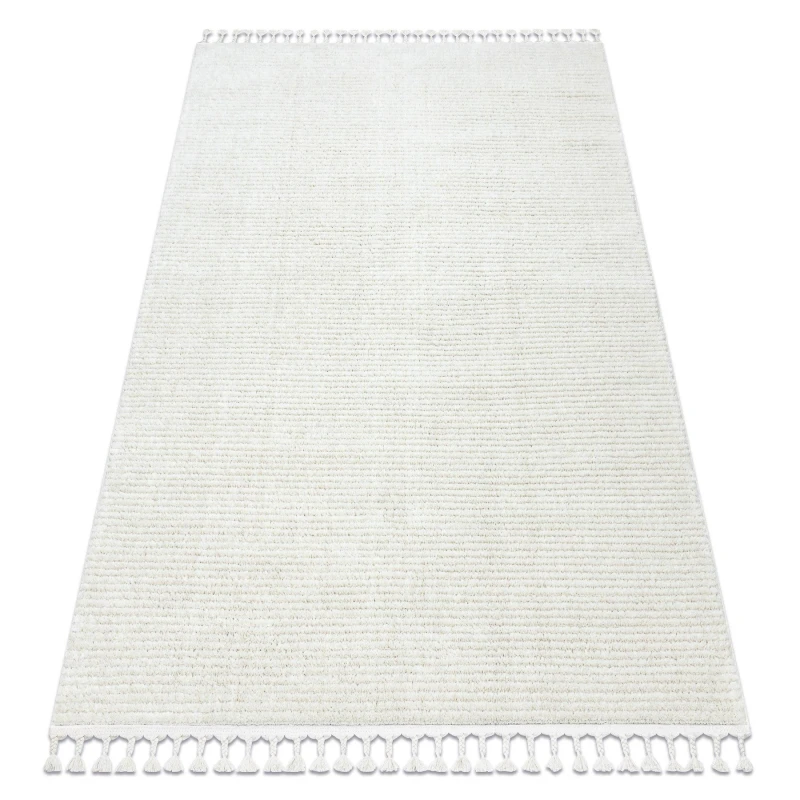 Image of RugsX Sevilla Rug in White Size: 80cm x 150cm White Unisex 80cm x 150 cm