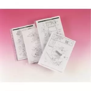 Image of Esselte Heavy Duty Pocket A4, embossed, 0.12mm Polypropylene, glass