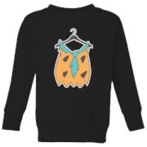 Image of The Flintstones Fred Shirt Kids Sweatshirt - Black - 5-6 Years