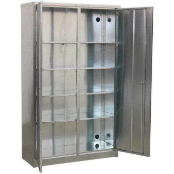 Image of Sealey Extra Wide 5 Shelf Floor Cabinet Galvanized Steel