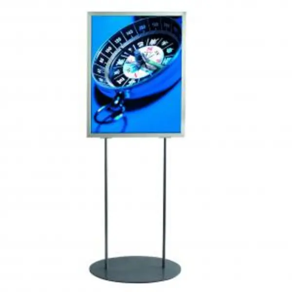 Image of Oval Info Board with Heavy Base A2 EXR24835SS