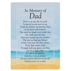 Image of Graveside Memorial Cards - In Memory Of Dad