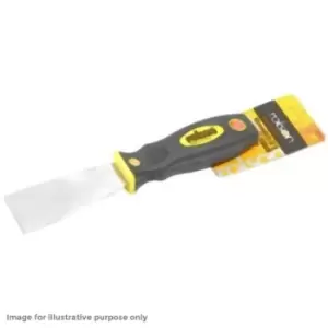 Image of Rolson 100mm Scraper with Soft Grip and Stainless Steel Blade