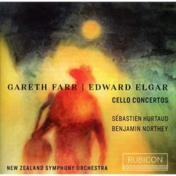 Image of Hurtaud, Sebastien - Gareth Farr/Edward Elgar: Cello Concertos CD