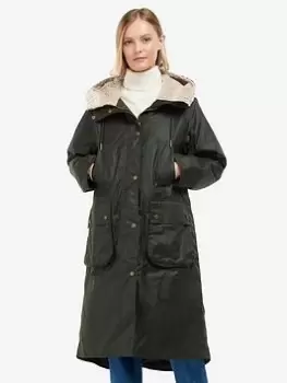 Image of Barbour Gunnister Wax - Green, Size 14, Women