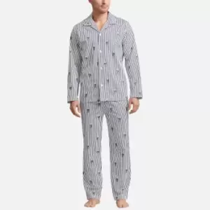 Image of Polo Ralph Lauren Mens Pyjama Set - Bear Stripe - L