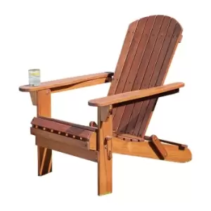 Image of Garden Gear Acacia Folding Adirondack Chair