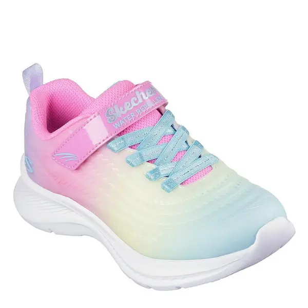 Image of Skechers Girls Jumpsters 2.0 Glitter Translucent Trainer, Pink, Size 2 Older