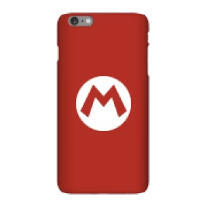Image of Nintendo Super Mario Mario Logo Phone Case - iPhone 6 Plus - Snap Case - Matte