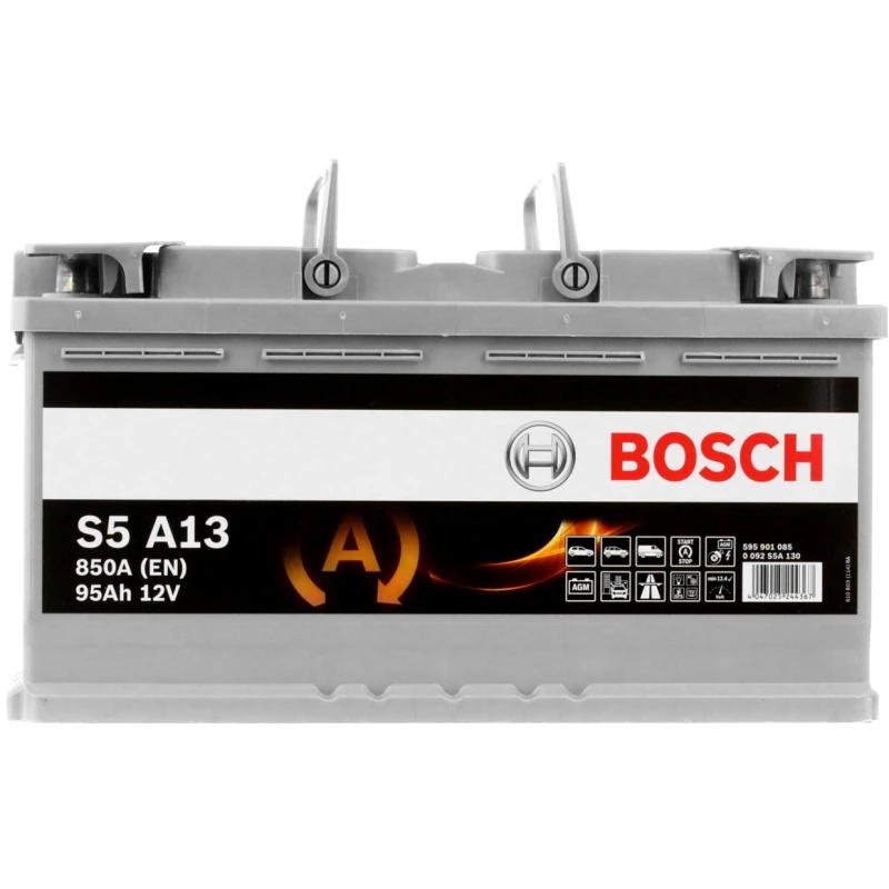 Image of Bosch 0 092 S5A 130 Starter battery Battery Capacity: 95Ah Starter Battery (1)