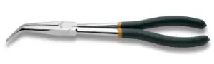 Image of Beta Tools 1009L/B Curved Extra Long Knurled Nose 45˚ Pliers 273mm 010090009