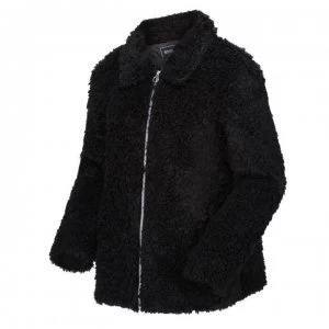 Image of Regatta Akasha Fluffy Teddy Fleece - Black