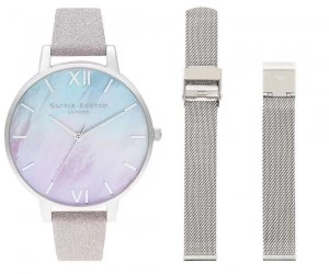 Image of Olivia Burton Ombre Mother Of Pearl Dial Set OBGSET143 Watch
