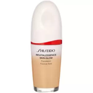 Image of Shiseido Revitalessence Skin Glow Foundation light illuminating foundation SPF 30 shade Pine 30ml