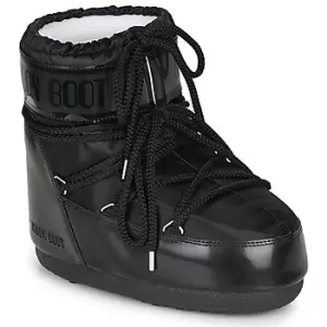 Image of Moon Boot MOON BOOT CLASSIC LOW GLANCE womens Snow boots in Black / 5,6 / 7