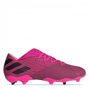 Image of adidas Nemeziz 19.2 Football Boots Firm Ground - ShockPink/Black