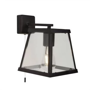 Image of 1 Light Wall Light Matt Black, E27