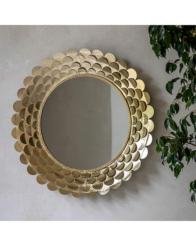 Image of Jolee Round Petal Wall Mirror