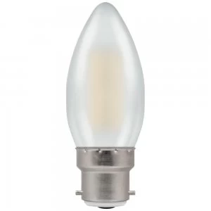 Image of Crompton LED Candle BC B22 Filament Dimmable Pearl 5W - Warm White