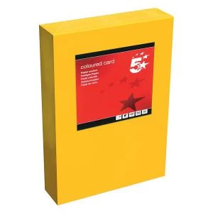 Image of Office Coloured Card Tinted 160gsm A4 Deep Orange Pack 250 938101