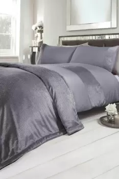 Image of Glitter Velvet Duvet Cover with Pillow Case