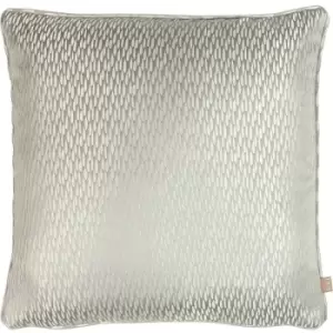 Image of Kai Astrid Jacquard Square Cushion Cover (One Size) (Platinum) - Platinum
