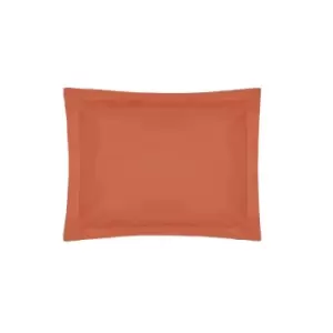 Image of Easy Care Minimum Iron Oxford Pillowcase Terracotta