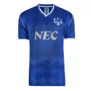 Image of Score Draw Everton 1987 Retro Football Shirt