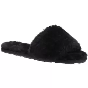 Image of Hush Puppies Womens Prue Fluffy Slip On Slider Slippers UK Size 3 (EU 36)
