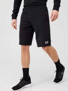 Image of Emporio Armani EA7 Core ID Logo Jersey Shorts Black Size M Men