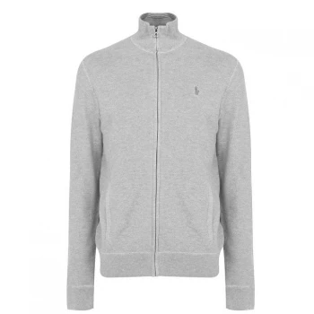 Image of Polo Ralph Lauren Pima Full Zip Knit - Andover Heather