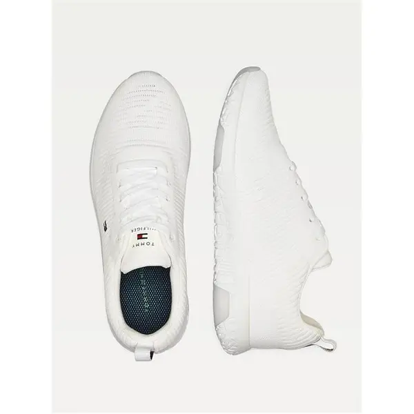 Image of Tommy Hilfiger Tevo Run Trainers - White 7