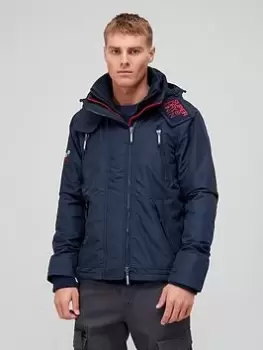 Image of Superdry Mountain Windcheater, Navy, Size S, Men