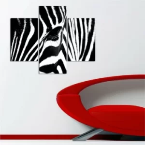 Image of A12 Multicolor Decorative MDF Painting (3 Pieces)