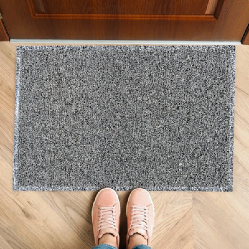 Image of Floortex Doortex Twistermat Indoor Entrance Mat, Black / White - 50 X 80Cm