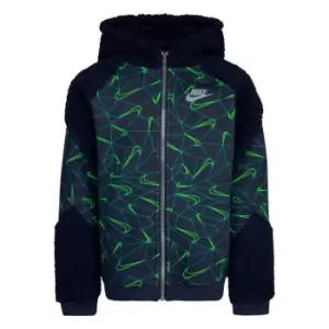 Image of Nike AOP Zip Hoodie Infant Boys - Blue