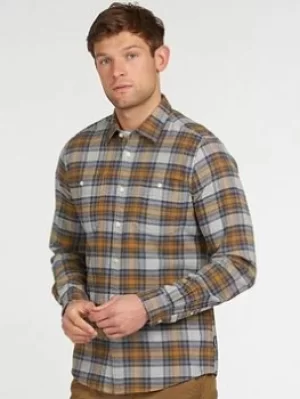 Image of Barbour Abletown Shirt, Grey Marl Size M Men