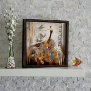 Image of KZM508 Multicolor Decorative Framed MDF Painting