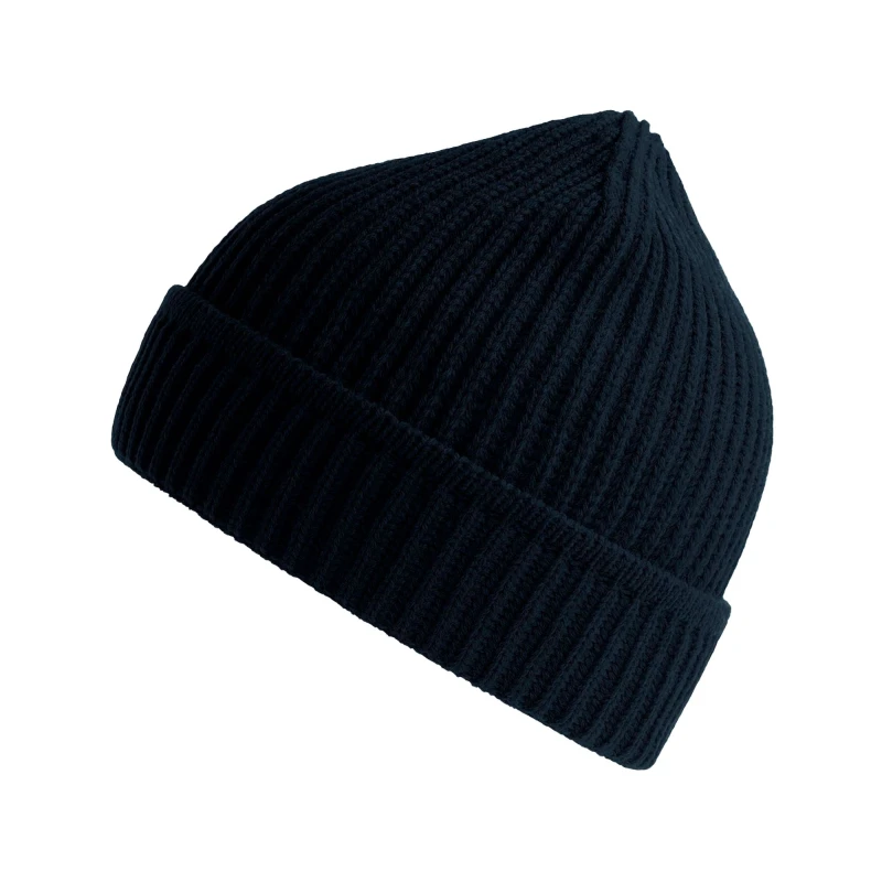 Image of Atlantis Atlantis Men Maple Ribbed Beanie in Navy Navy One Size Male 5063300870020